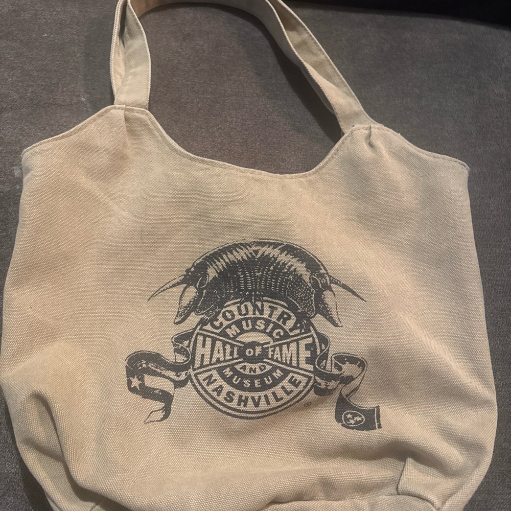 Country Music Hall of Fame Beige Tote Bag